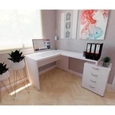 Escrivaninha Marchera 4 GV Branca - Bramov