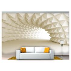 Papel De Parede Túnel Profundo Geométrico 3D At06 - Você Decora