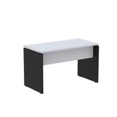 Mesa para Escritório Retangular 120cmx60cm P25 Cinza/Preto