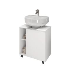 Gabinete Para Banheiro Pequin Branco – Bechara Móveis