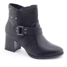 Bota Cano Curto Couro Natural Dakota G3761 Salto Fachetado-Unissex