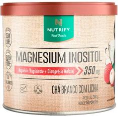Magnésio Inositol Nutrify Magnesium Inositol 300G Chá Branco
