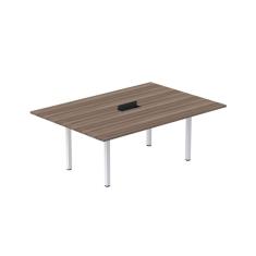 Mesa Reunião 200cm X 140cm Mrcpb2014 Walnut-branco