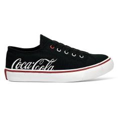 Tênis Coca Cola Wooster Canvas CC2452 Preto-Feminino