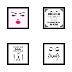 Kit Quadros Decorativos Em Mdf Designer De Sobrancelhas 08