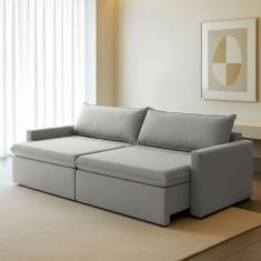 Sofá Cama Retrátil e Reclinável 200cm Marselha - Montano Estofados
