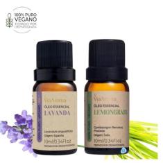 Kit Óleo Essencial de Lavanda e Capim Limão Via Aroma