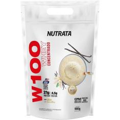 W100 Whey protein 900g Refil - Nutrata-Unissex