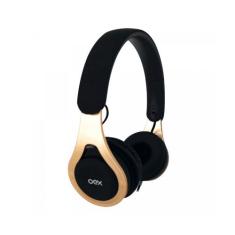 Headset Drop Com Fio Preto E Dourado Hs-210 - Oex