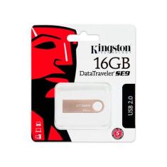 Pen Drive Kingston 16GB SE9 DTSE9 - Prata