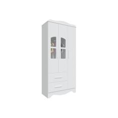 Guarda Roupa Bebê Moveis Peroba Lisi 03 portas MDF 