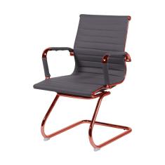 Cadeira De Escritório Eames Cinza - Fixa | Rose Gold