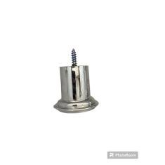 Pé Para Sofá e Poltrona e Moveis de Madeira 6cm de altura Metalizado Kit 6 Unidades