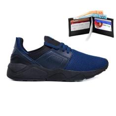 Tênis Esportivo Masculino Estilo Casual P/ Treino Leve Confortável + C