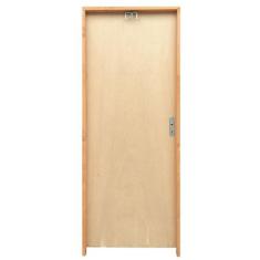 Kit Porta de Madeira Semi-Oca Lisa Rodam Mescla - Lado Esquerdo - 2.10