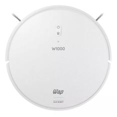 Aspirador Robô de Pó Robot W1000, Bivolt, Branco e Turquesa, Com Mapeamento 60Hz, WAP