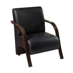 Kit 2 Poltronas Decorativas Preta Gigante Tecido Preto