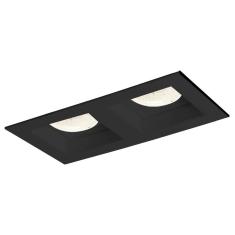 Spot Flat Embutido Recuado P/2 Par20 Preto - NewLine