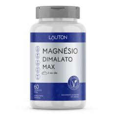Magnésio Dimalato Max - 60 Cápsulas - Lauton Nutrition