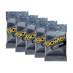 Kit c/ 5 Pacotes Preservativo Blowtex Lubrificado c/ 3 Un Cada