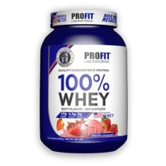 100% Whey Concentrate - 900g Morango - Profit