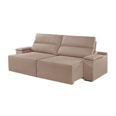 Sofá 3 Lugares Retrátil e Reclinável Martins M-180 Veludo