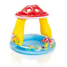 Piscina Inflável Infantil Intex Bebê Cogumelo Divertido 45L