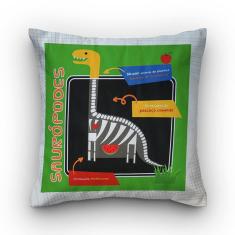 Capa de almofada VivaIN infantil dinossauro saurópodes