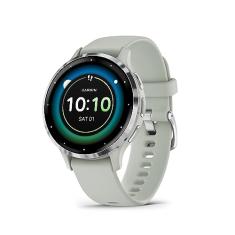 Garmin Relógio Venu 3s Cool Mint 41mm com Monitor Cardíaco de Pulso e GPS