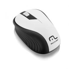 Mouse Sem Fio 2.4Ghz Preto E Branco Usb Multilaser
