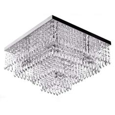 Lustre De Cristal Acrilico Dreamcrillic 40x40 Magnifico!!