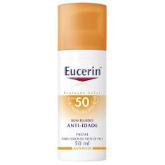 Protetor Solar Facial Eucerin - Sun Fluido Anti-Idade Fps 50 - 50ml