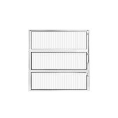 Janela de Alumínio Basculante 60x80cm Hale Esquadrias Branco