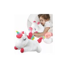Almofada de pelúcia de unicórnio recheado, brinquedo de 40 cm