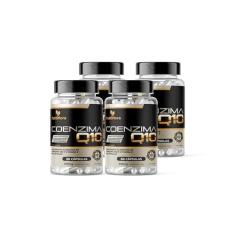 Kit com 04 - Coenzima Q10 100mg Por Porção (Ubiquinona) Com Vitamina E 60 Cápsulas TuttiFlora