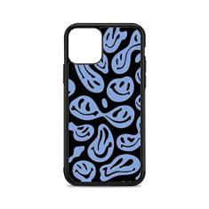Capa de silicone antiderrapante Smiley para iPhone 12 mini 11 pro XS Max X XR 6 7 8 plus TPU capa protetora anti-colisão, A1, para iphone SE2020