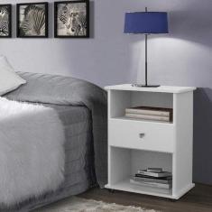 Mesa de Cabeceira 1 Gaveta Otto Móveis Primus - Moveis Primus