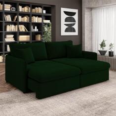 Sofá Reclinável e Retrátil Gandalf Bipartido 154cm Caixa Zero com Almo