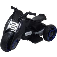 Mini Moto Elétrica 6V Triciclo Futurista Criança Infantil Led Som Usb 