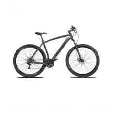 Bicicleta Aro 29 Ksw Xlt Alumínio 27v Freio Disco Mecânico Garfo Suspensão - Grafite Tam.15