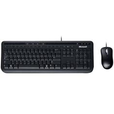 Kit teclado e mouse usb 600 microsoft - apb-0005
