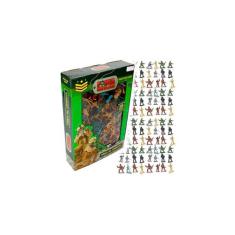 Kit 300 Soldados Brinquedo Exército Miniatura Militar Guerra - Etitoys