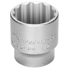 Soquete Estriado em Aço Cromo Vanádio 22 mm - Encaixe 1/2" Tramontina 