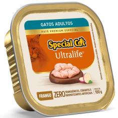 Ração Úmida Special Cat para Gatos Adultos Sabor Patê de Frango 100g -