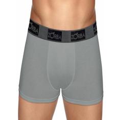 Cueca Boxer Zorba 0717 Masculina Cotton T. P/GG, P, 070, Grafite