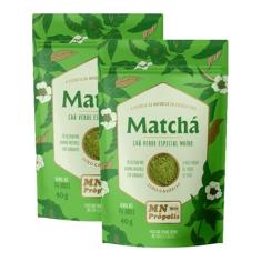Kit 2X: Matchá Chá Verde Moído MN Food 40g