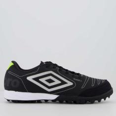 Chuteira Umbro Class+ Society Preta e Lime