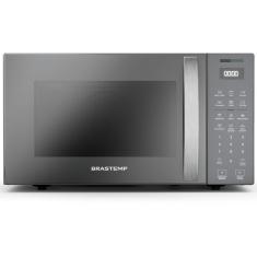 Micro-ondas Airfryer de Bancada Brastemp BMC29AR 29L com Grill Convecção Trava Inox 110V