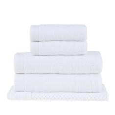 Jogo De Toalhas / Banho 5 Peças Dual Air Branco - Buddemeyer