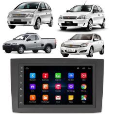 Kit Multimidia Android Vectra Meriva 03 05 07 09 10 7 Pol GPS Wifi - E